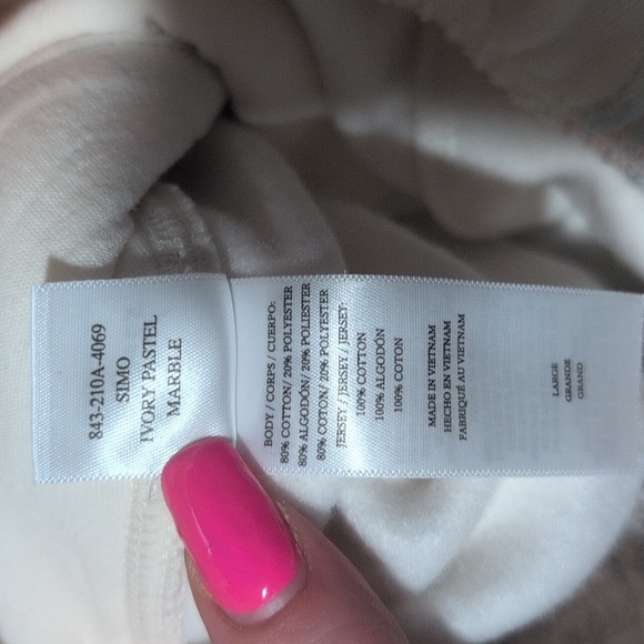 NWT Rails | Simo Sweatpant In Ivory Pastel Marble - Picture 14 of 15